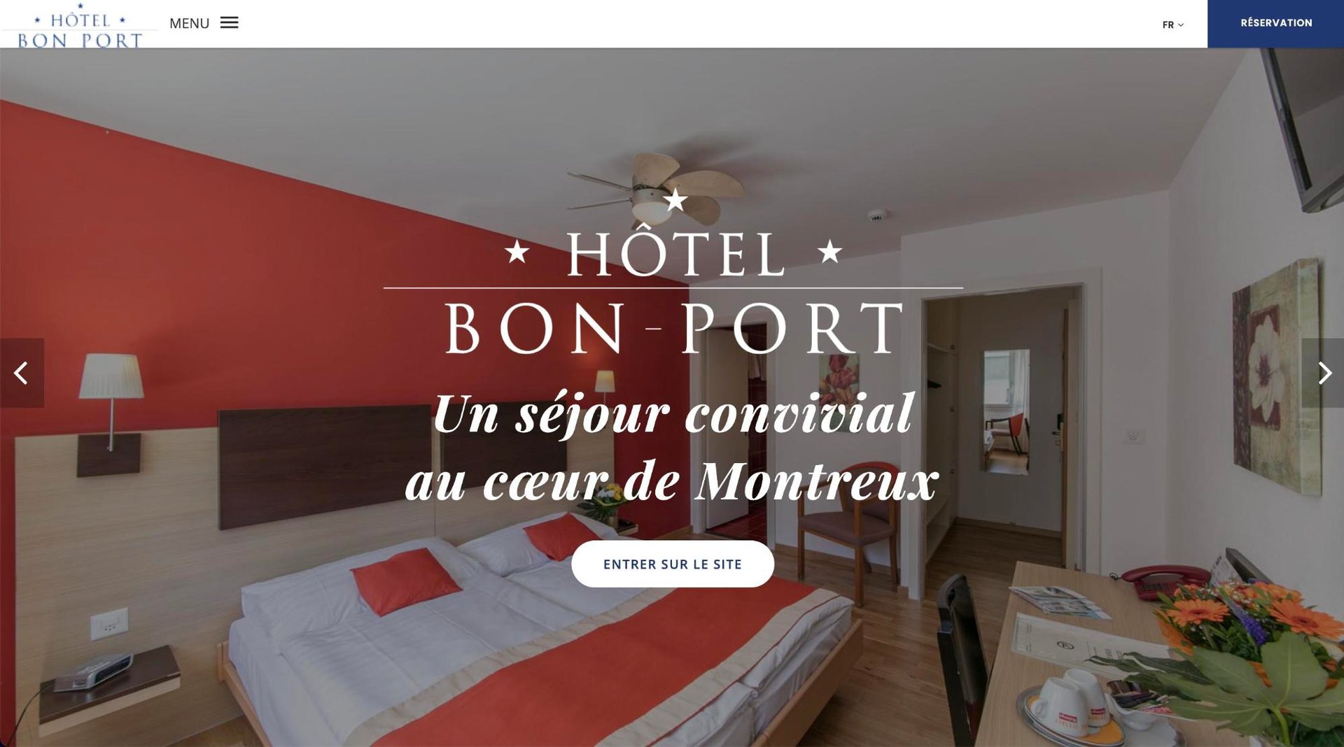 MMCréation Agency | Portfolio Hôtel Bon-Port
