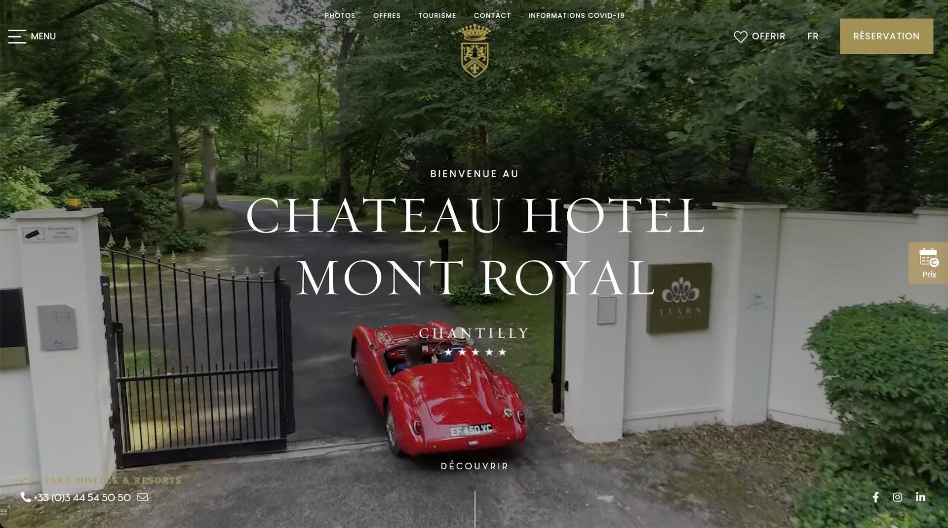 MMCréation Agency | Portfolio Château Hôtel Mont Royal