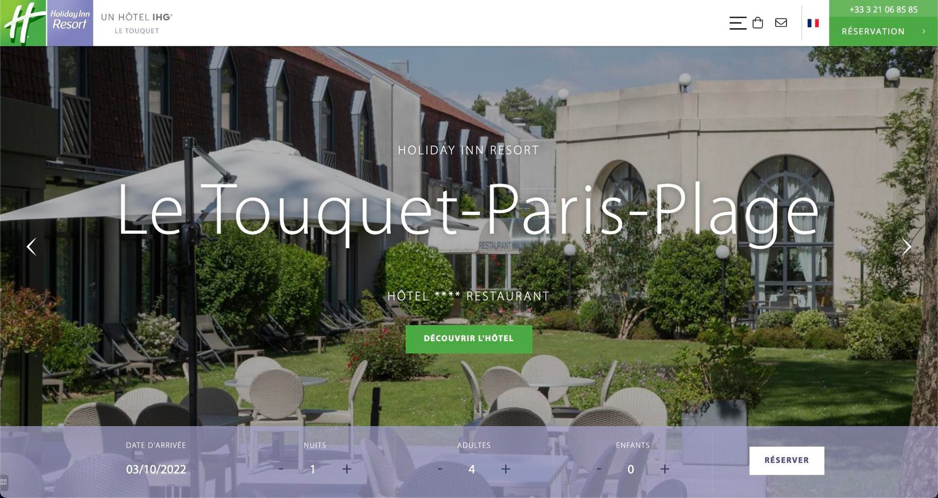 Agence MMCréation | Portfolio Holiday Inn Resort Le Touquet