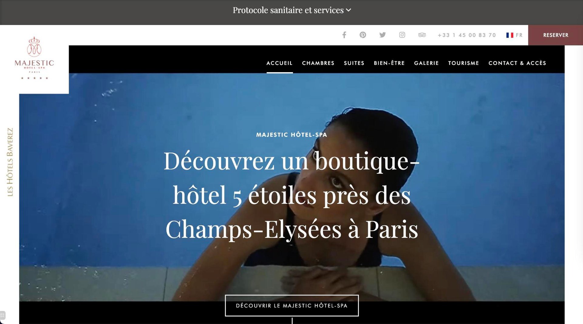 Agence MMCréation | Portfolio Majestic Hôtel Spa