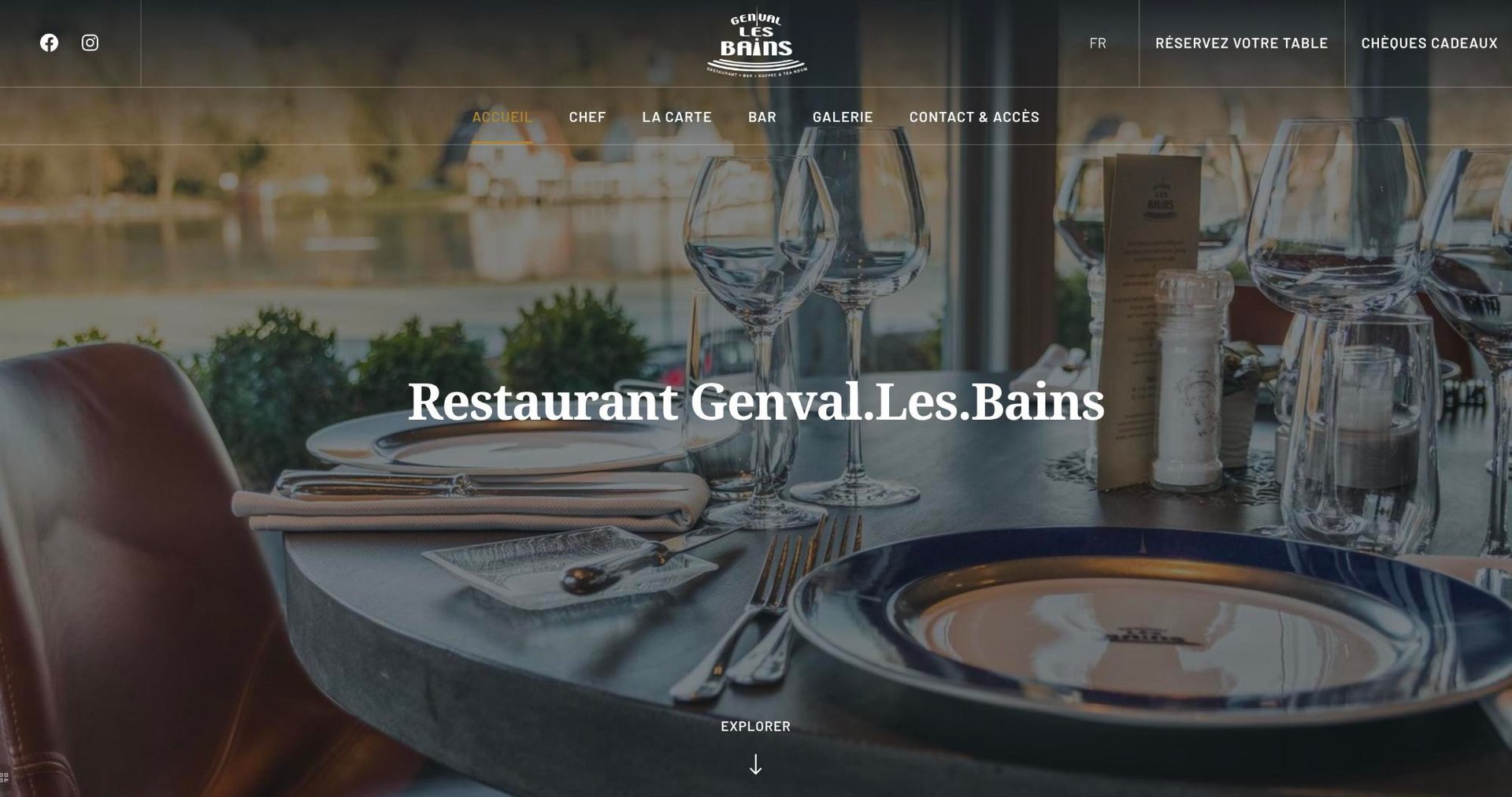 MMCréation Agency | Portfolio Genval les Bains Restaurant